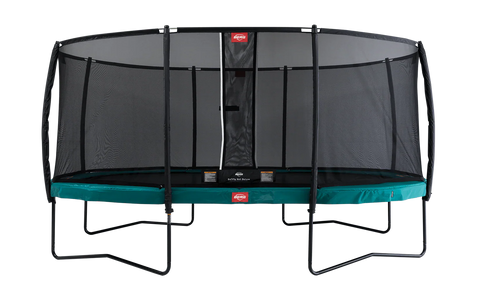 Image of BERG Champion 17' Oval Above Ground Trampoline and Safety Net Deluxe