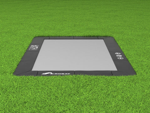 Image of 14ft x 10ft Akrobat Primus Flat In-Ground Trampoline