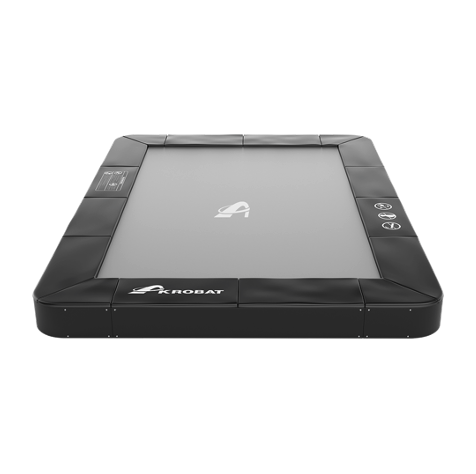 Image of 10ft x 6ft Akrobat Primus Flat In-Ground Trampoline
