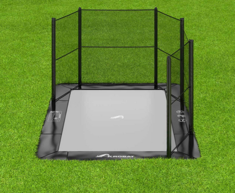 Image of 11ft x 8ft Akrobat Flat In-Ground Trampoline