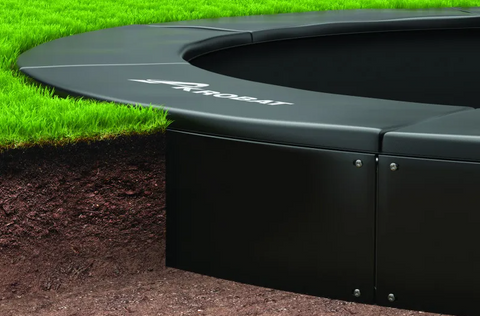 Image of 10ft Round Akrobat Primus Flat In-Ground Trampoline