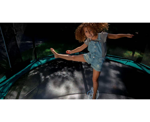 Image of BERG Champion Round Above Ground Trampoline and Safety Net Deluxe