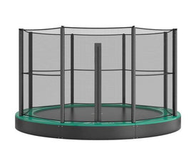 10ft Round Akrobat Primus Flat In-Ground Trampoline