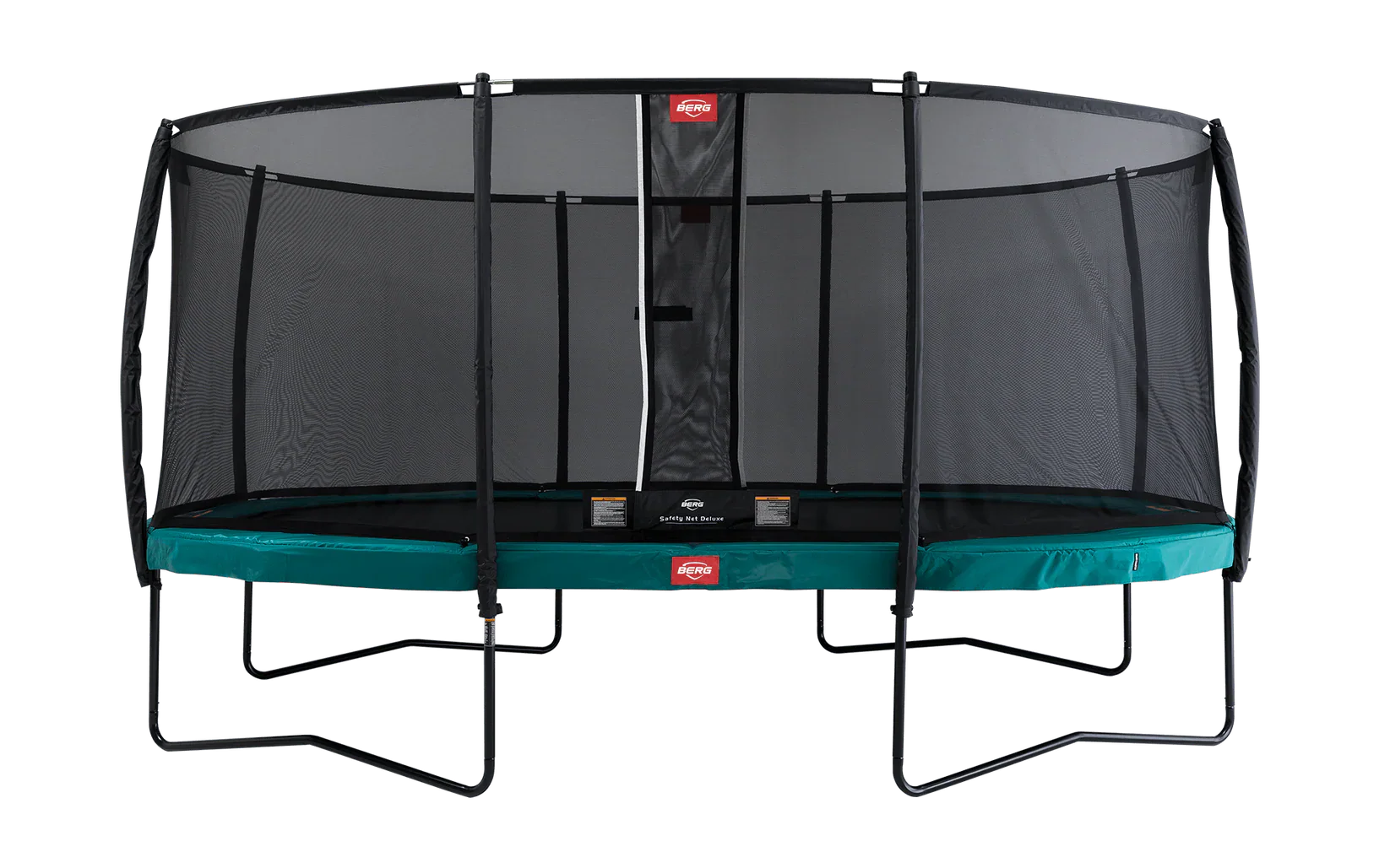 BERG Champion 17' Oval Above Ground Trampoline and Safety Net Deluxe