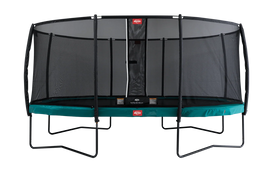 BERG Champion 17' Oval Above Ground Trampoline and Safety Net Deluxe