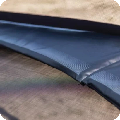 BERG Champion Round Above Ground Trampoline and Safety Net Deluxe