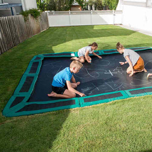 Rectangular 14ft x 10ft In-Ground Trampoline by Capital Play
