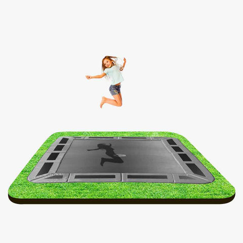 Image of Rectangular 14ft x 10ft In-Ground Trampoline by Capital Play