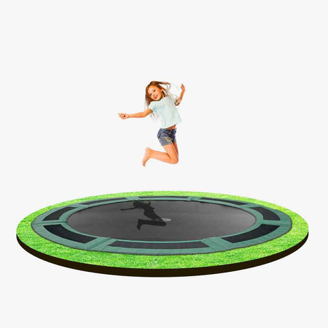Image of Round 14ft In-Ground Trampoline by Capital Play