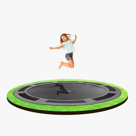 Image of Round 14ft In-Ground Trampoline by Capital Play
