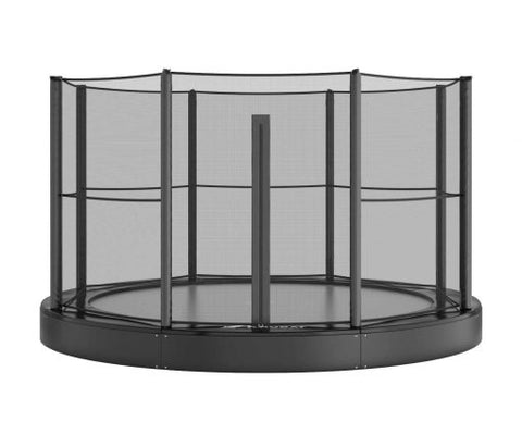 Image of 14ft Round Akrobat Primus Flat In-Ground Trampoline