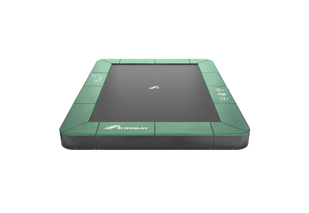 10ft x 6ft Akrobat Primus Flat In-Ground Trampoline