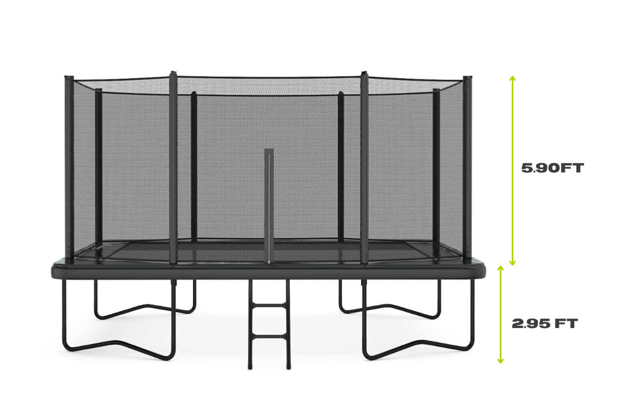 14ft x 10ft Akrobat Challenger Above Ground Trampoline