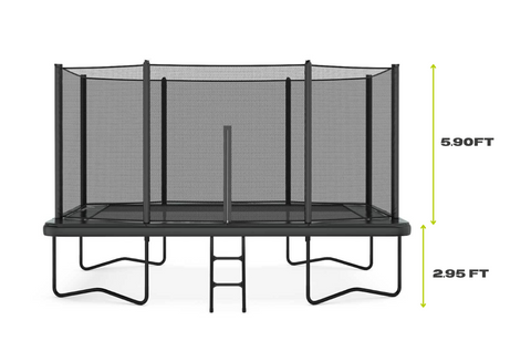 Image of 14ft x 10ft Akrobat Challenger Above Ground Trampoline