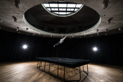 Image of 17ft x 10ft Akrobat Challenger Above Ground Trampoline