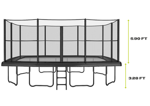 Image of 17ft x 10ft Akrobat Challenger Above Ground Trampoline