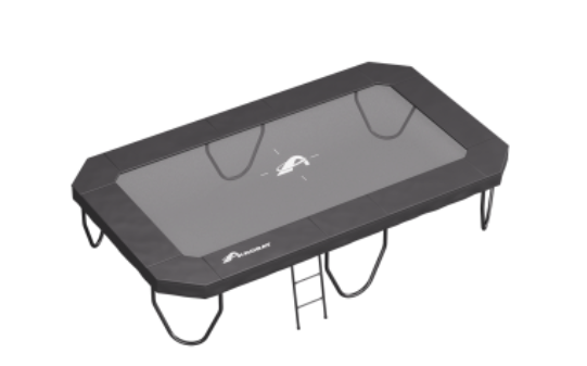 17ft x 10ft Akrobat PLUS Challenger Above Ground Trampoline