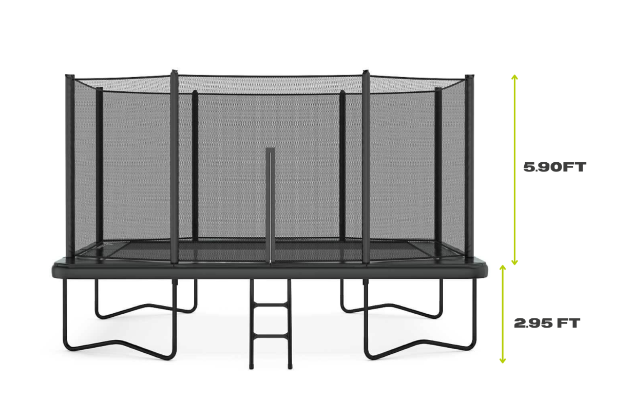 11ft x 8ft Akrobat Challenger Above Ground Trampoline