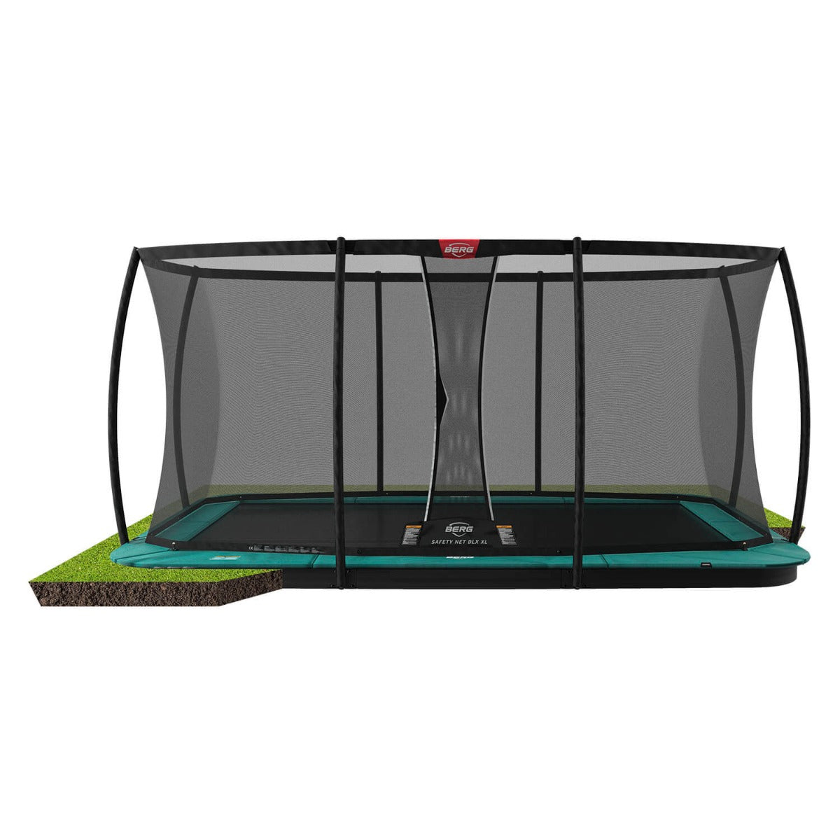 Berg Ultim Champion FlatGround 16ft In-Ground Trampoline